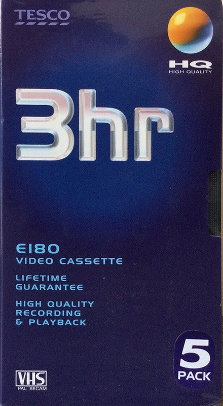 VHS, Video Home System:  Tesco -  180