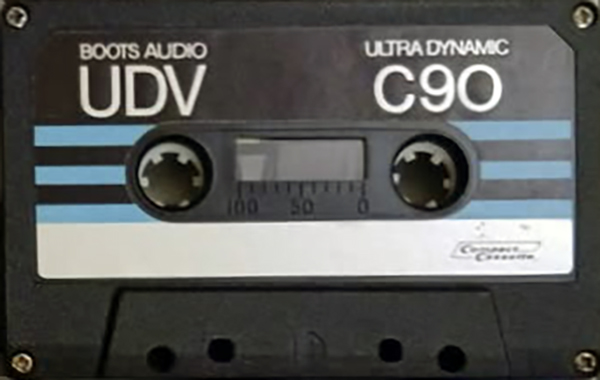 Compact Cassette Boots / Boots Audio UDV 90 Type I Normal 1980 UK