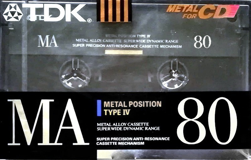 Compact Cassette: TDK  - MA 80