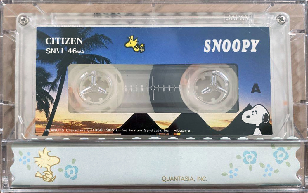 Compact Cassette Citizen Snoopy SN VI 46 "SNVI-46WA" Type I Normal 1985 Japan