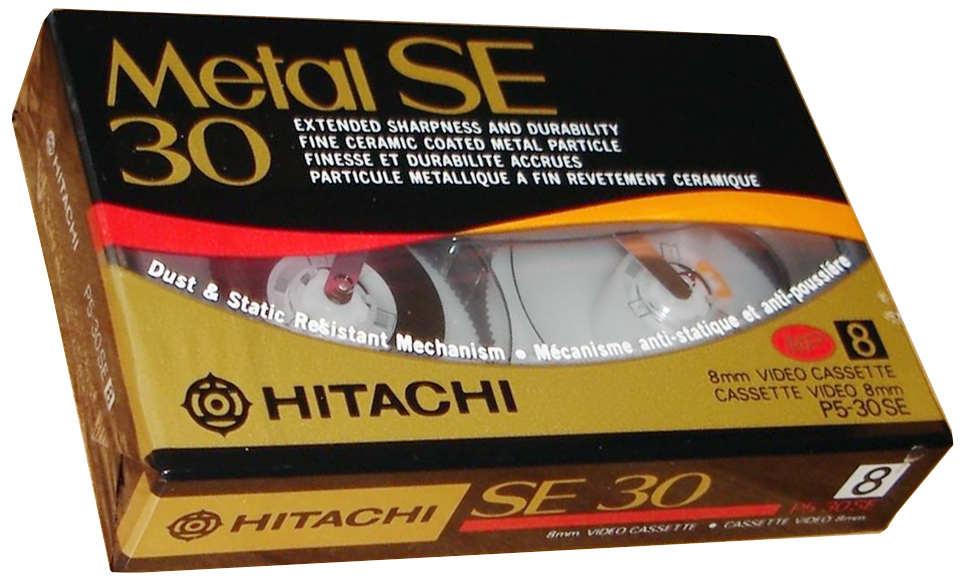 Video8, Hi8, Digital8 Hitachi 30 "Metal SE" Type IV Metal 1990 Europe