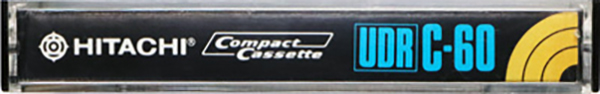 Compact Cassette Hitachi UDR 60 Type I Normal 1975 Japan