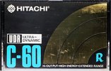 Compact Cassette Hitachi UDR 60 Type I Normal 1975 Japan