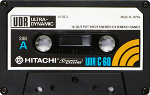 Compact Cassette Hitachi UDR 60 Type I Normal 1975 Japan