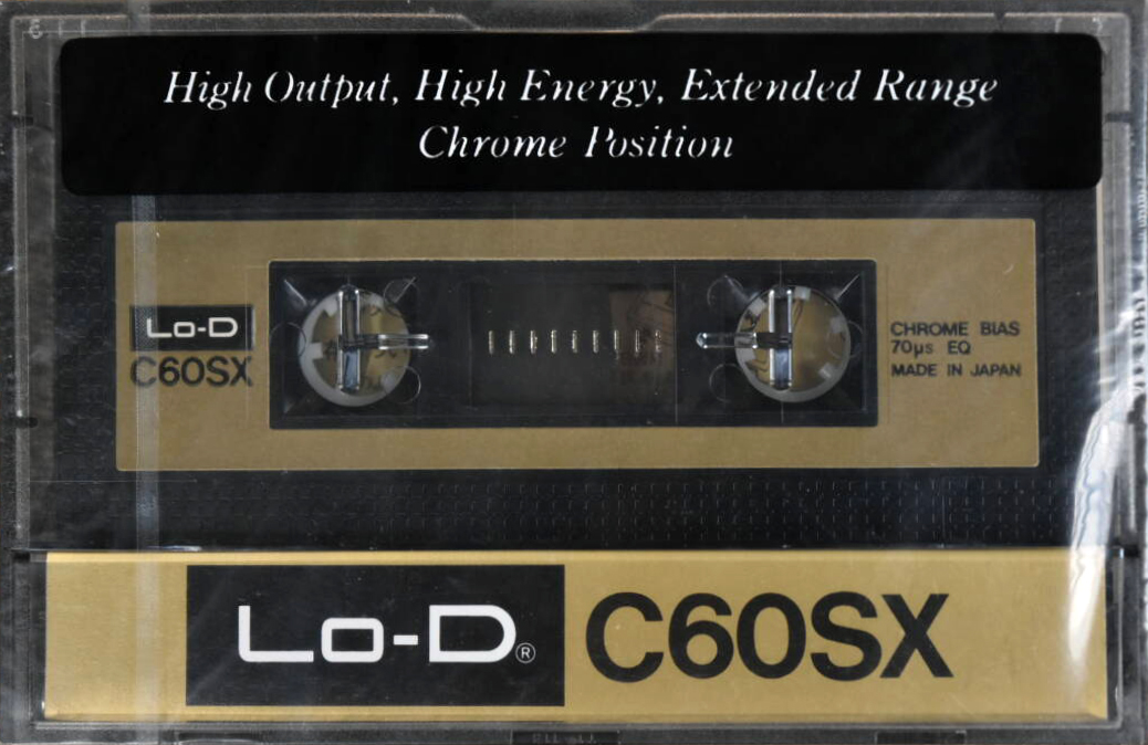 Compact Cassette Lo-D SX 60 Type II Chrome 1984 Japan