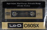 Compact Cassette Lo-D SX 60 Type II Chrome 1984 Japan