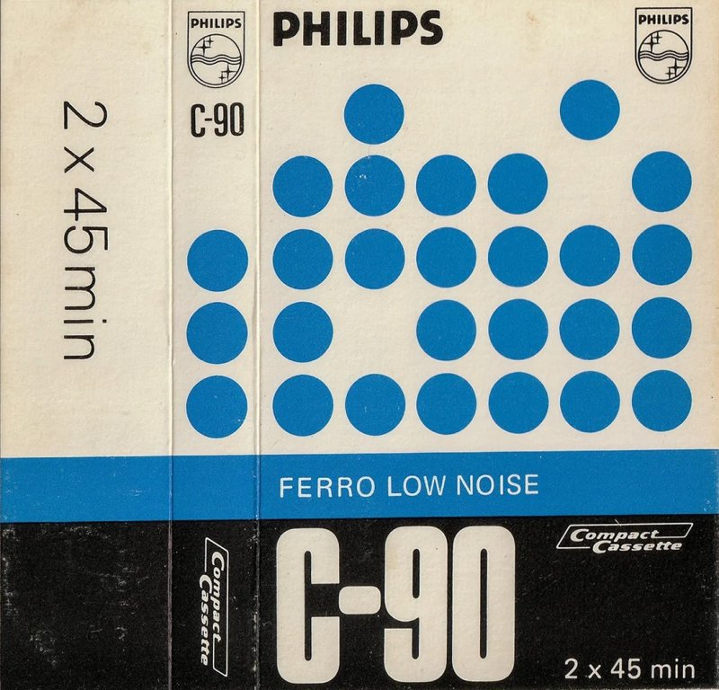 Compact Cassette Philips 90 Type I Normal 1973 Europe