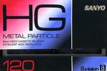 Video8, Hi8, Digital8 Sanyo 120 "HG" Type IV Metal 1994 Japan