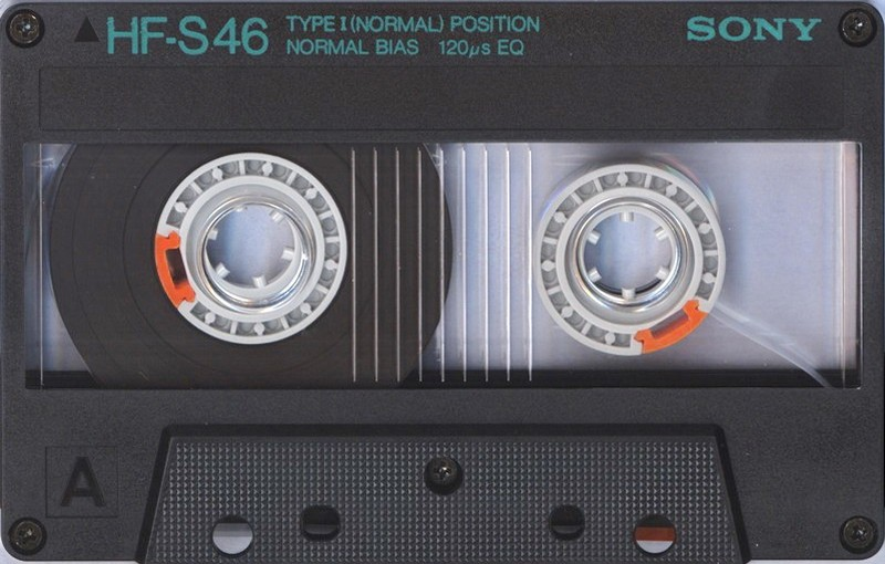 Compact Cassette Sony HF-S 46 Type I Normal 1985 Europe