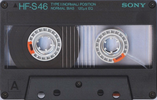 Compact Cassette Sony HF-S 46 Type I Normal 1985 Europe