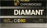 Compact Cassette Polimer Diamant C-II 60 Type II Chrome Hungary