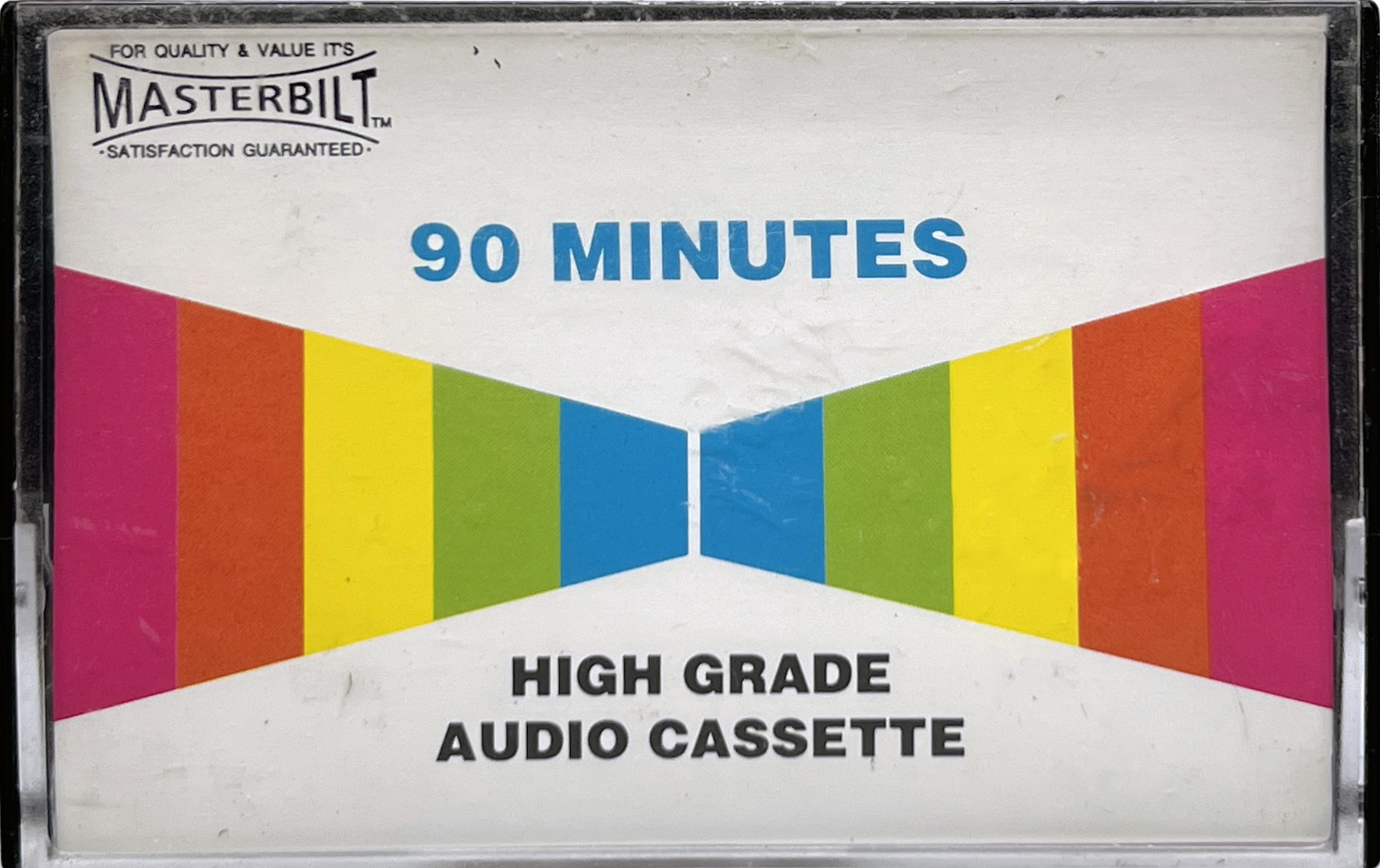 Compact Cassette Masterbilt 90 Type I Normal 1984 USA