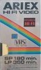 VHS, Video Home System Ariex 180 Type I Normal 1979 Germany