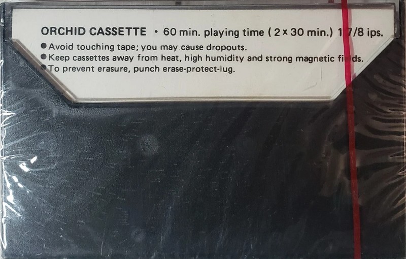 Compact Cassette Orchid 60 Type I Normal Hong Kong