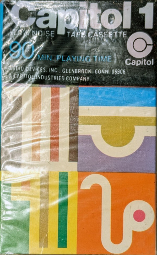 Compact Cassette Capitol 1 Psychedelic Heiroglyphics 90 Type I Normal 1970 USA