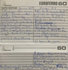 Compact Cassette EuroAudio 60 "EUROFERRO" Type I Normal 1984 Europe