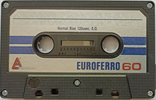 Compact Cassette EuroAudio 60 "EUROFERRO" Type I Normal 1984 Europe
