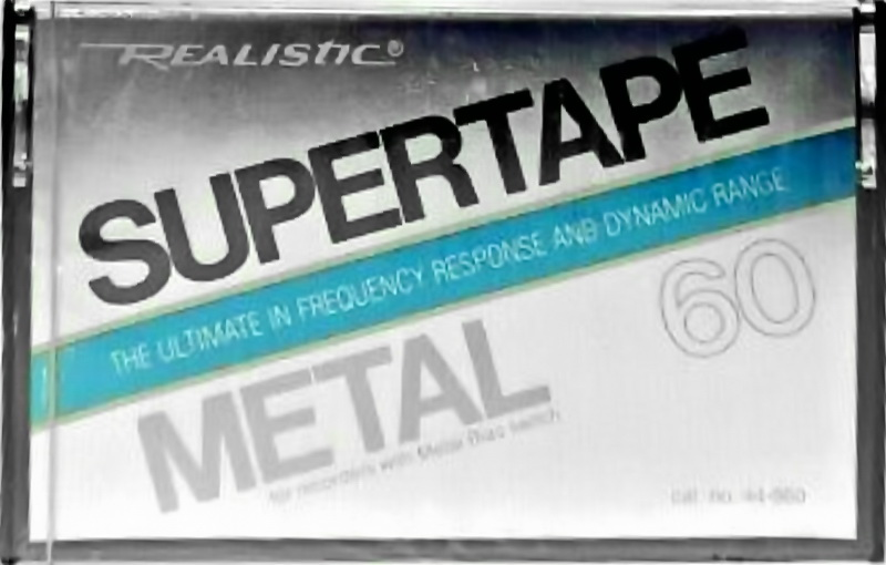 Compact Cassette SUPERTAPE Metal 60 Type IV Metal 1978 USA