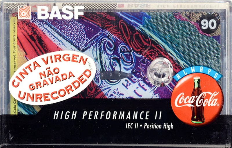 Compact Cassette BASF High Performance II 90 "Modern Art Edition I" Type II Chrome 1995 Europe