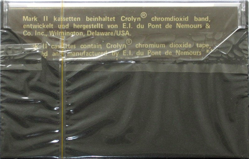 Compact Cassette Mark II 60 Type II Chrome 1982 Germany