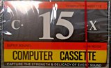 Compact Cassette No Name 15 "CC-15 C-15-X" Computer Cassette Unknown Country