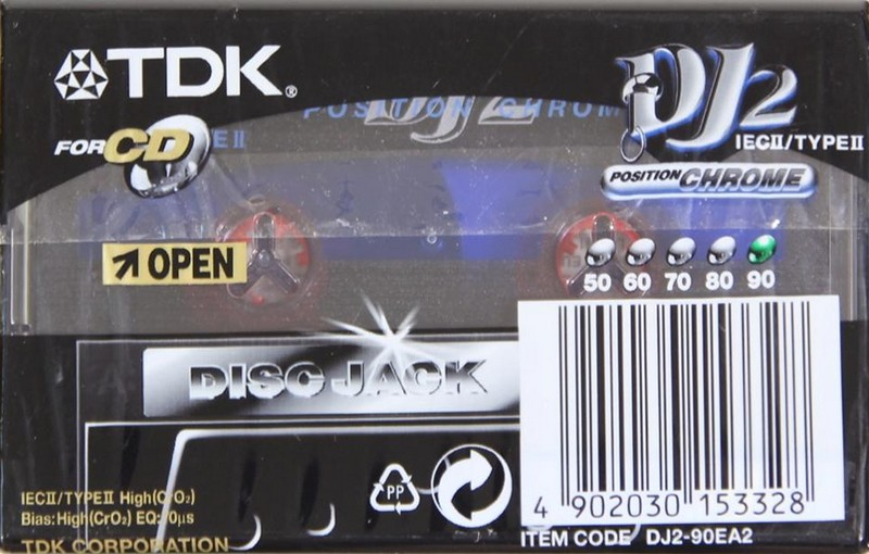 2 pack: TDK  - DJ2 Disc Jack 90