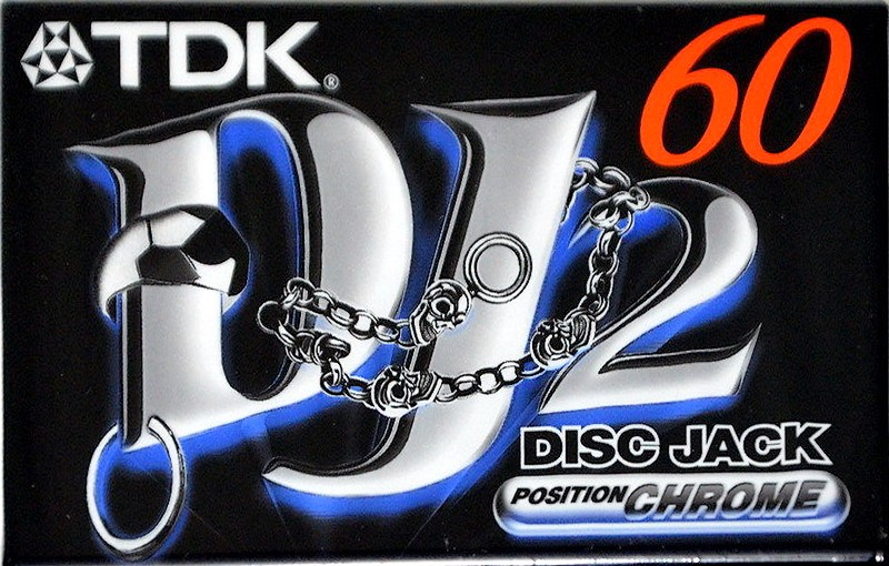 Compact Cassette TDK DJ2 Disc Jack 60 "DJ2-60EA" Type II Chrome 1997 Europe