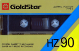 Compact Cassette Goldstar HZ 90 Type I Normal 1986 Europe