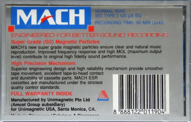 Compact Cassette:  Mach - ESR 90