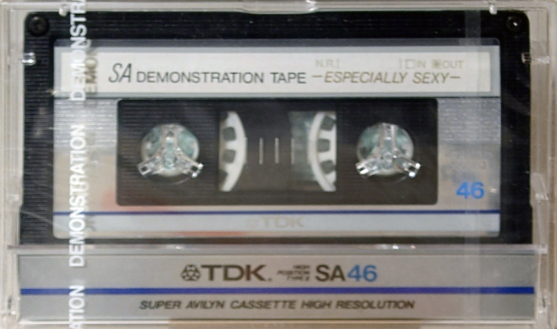 Compact Cassette TDK SA 46 "Realistic Concept" Demonstration Tape 1985 Japan
