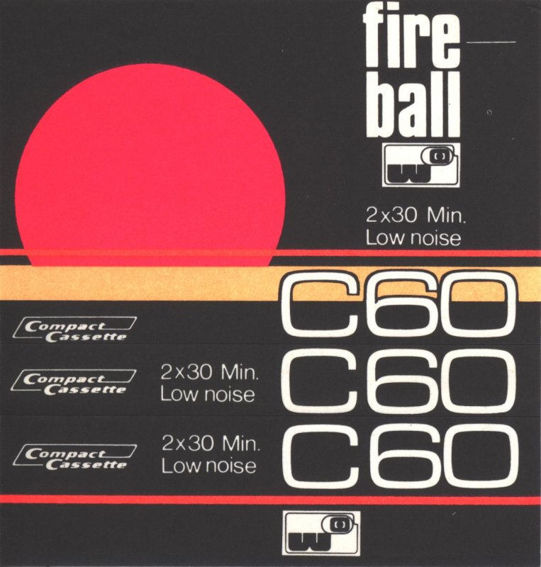 Compact Cassette:  Fire Ball -  60