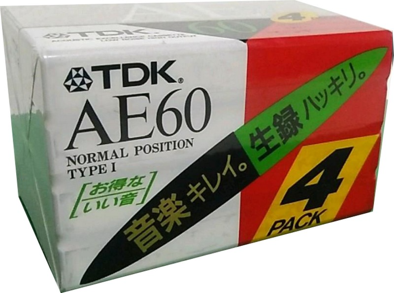 4 pack: TDK  - AE 60