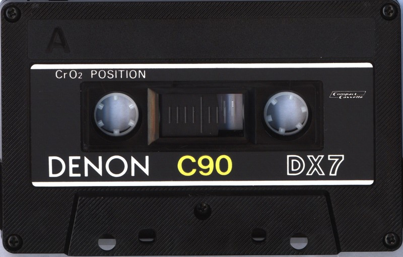 Compact Cassette Denon DX7 90 Type II Chrome 1978 Europe