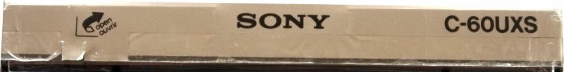 Compact Cassette Sony UX-S 60 Type II Chrome 1992 Europe