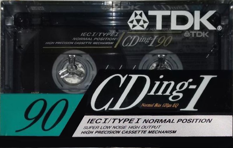 Compact Cassette TDK CDing 1 90 Type I Normal 1991 Europe