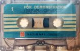 Compact Cassette National Demonstration Tape 1969 Japan