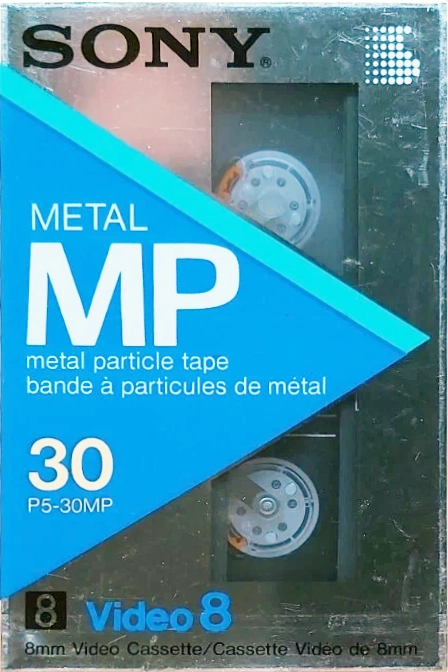 Video8, Hi8, Digital8 Sony MP 30 "P5-30MP" Type IV Metal 1987 Europe