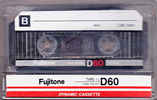 Compact Cassette Fujitone 60 Type I Normal USA