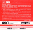 Compact Cassette Fujitone 60 Type I Normal USA