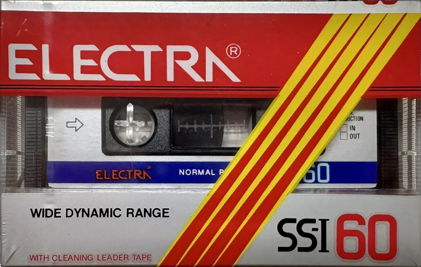 Compact Cassette Electra 60 "SS-I" Type I Normal South Korea