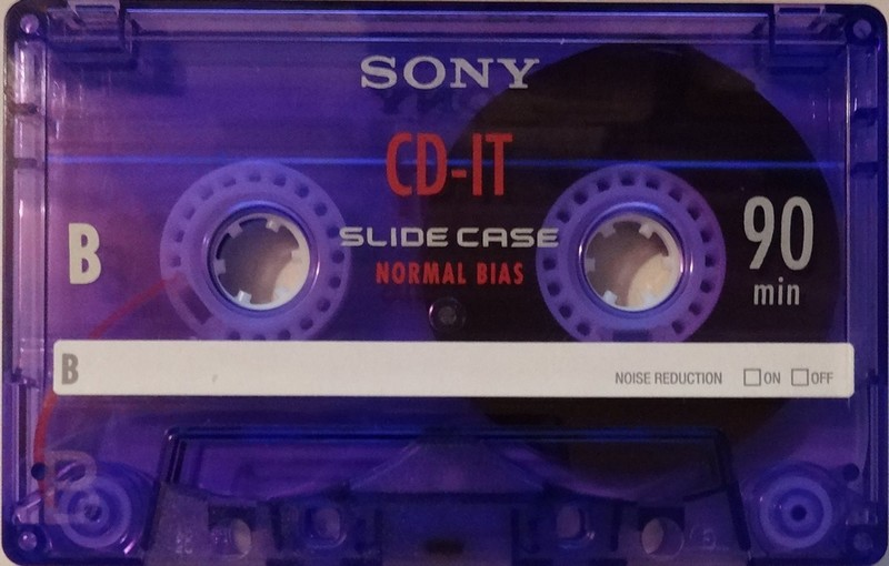Compact Cassette Sony HF 90 "C-90HFSL" Type I Normal 1999 North America