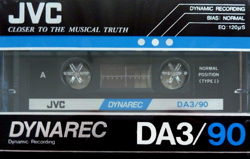 Compact Cassette:  JVC - DA3 90