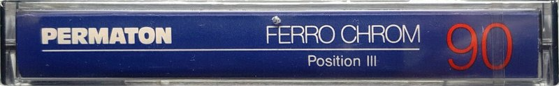 Compact Cassette Permaton 90 Type III Ferro Chrome 1978 Germany