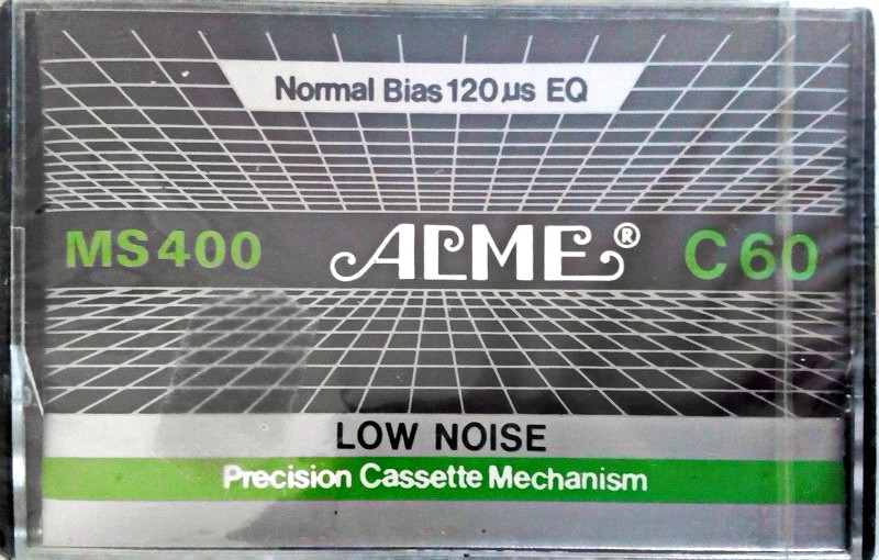Compact Cassette Acme MS 400 60 Type I Normal 1984 Worldwide