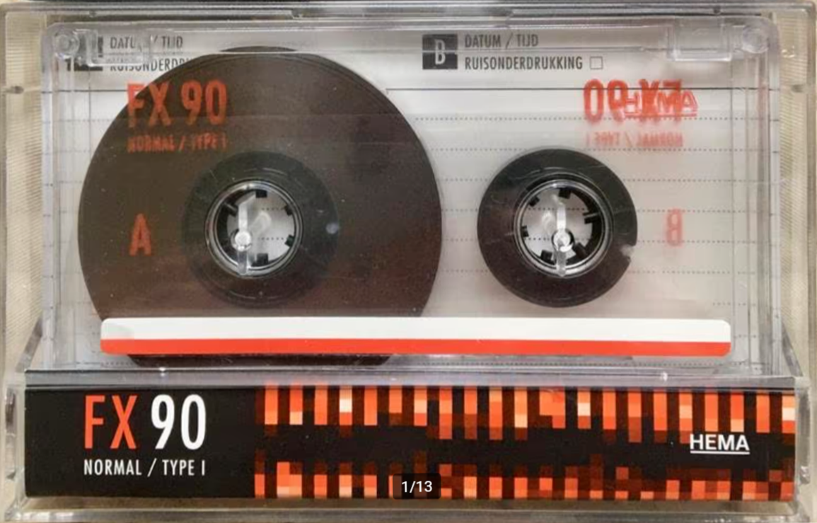 Compact Cassette Hema FX 90 Type I Normal 1997 Netherlands