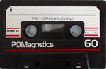 Compact Cassette PDM / PDMagnetics Ferro XQ 60 Type I Normal 1982 Europe