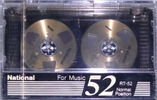 Compact Cassette National 52 "RT-52" Type I Normal 1982 Japan