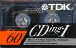Compact Cassette TDK CDing 1 60 Type I Normal 1991 Europe