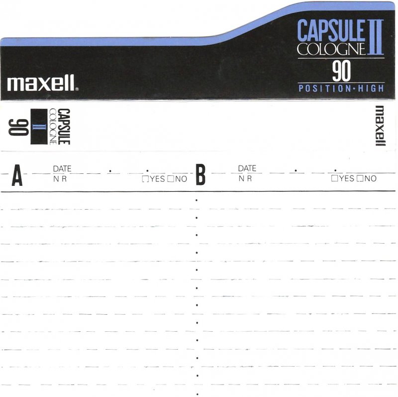 Compact Cassette: Maxell / Hitachi Maxell - Cologne 90