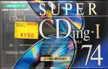 Compact Cassette TDK Super CDing 1 74 "SCD1-74" Type I Normal 1992 Japan